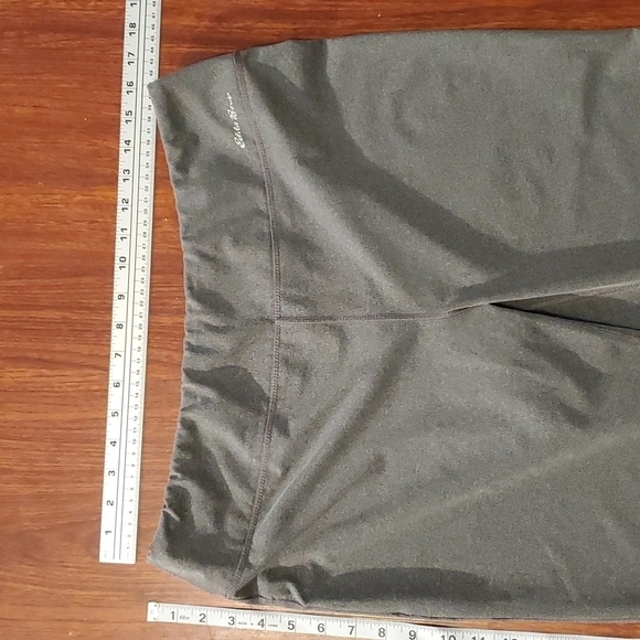 Eddie Bauer Leggings Womens Size XL Gray Cropped Paints - Picture 5 of 10